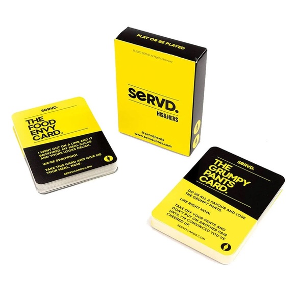 SERVD. HIS & HERS. The Hilarious Real-life Card Game. - Picture 7 of 10